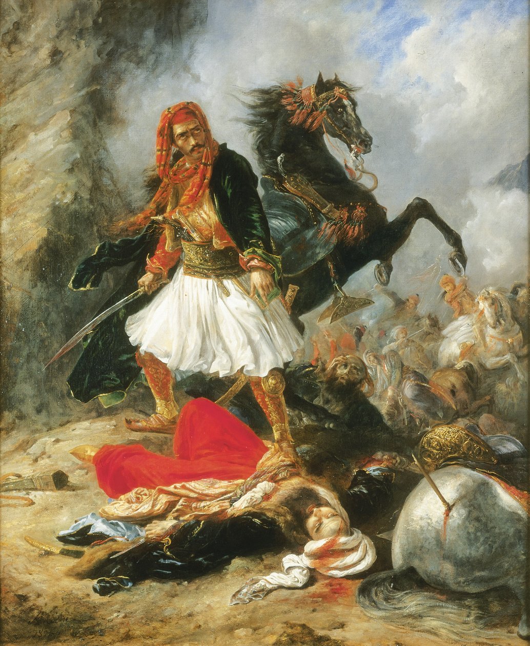Giaour, 1826 af Alexandre Marie Colin