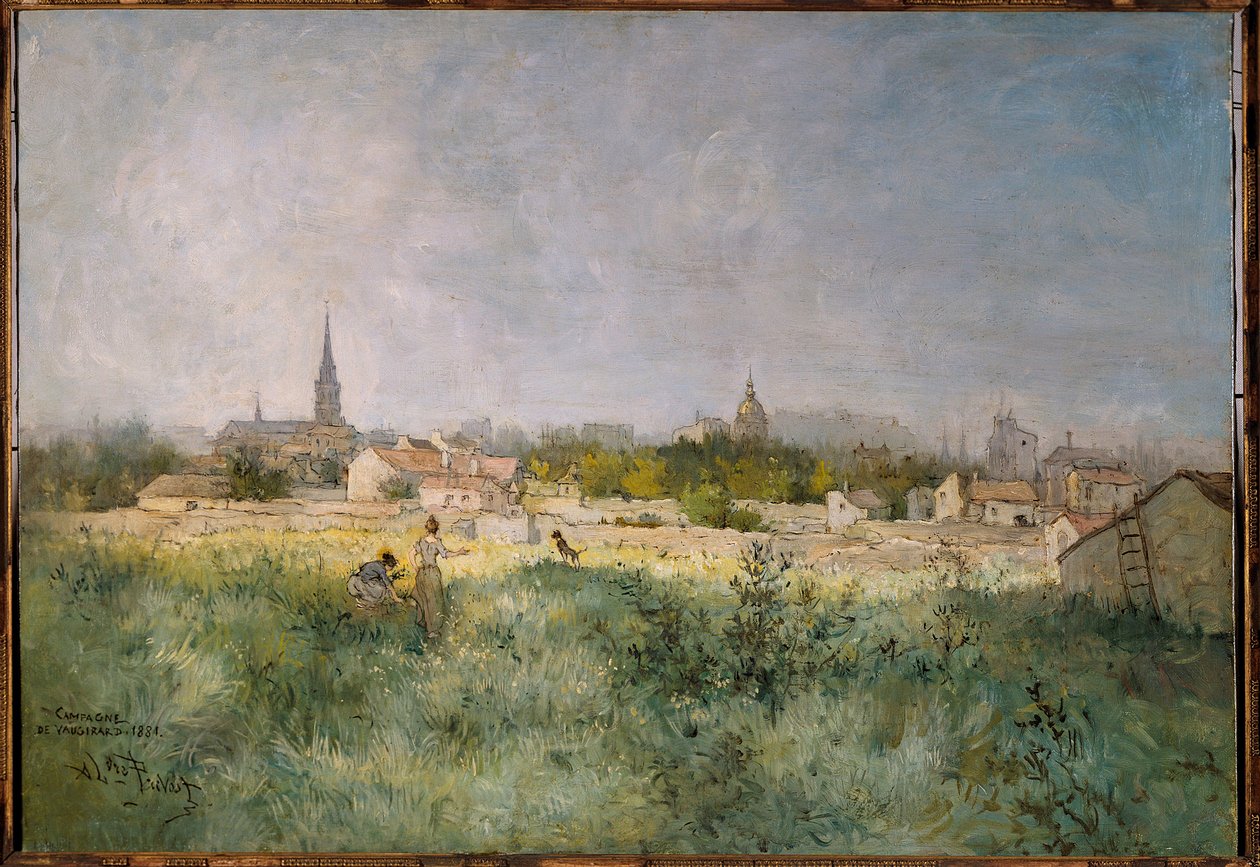 Vaugirard-kampagnen i 1881 Maleri af Alexandre Prevost (1800-tallet) Sun. 0,46 x 0,65 m Paris. Karnevalsmuseet af Alexandre Prevost