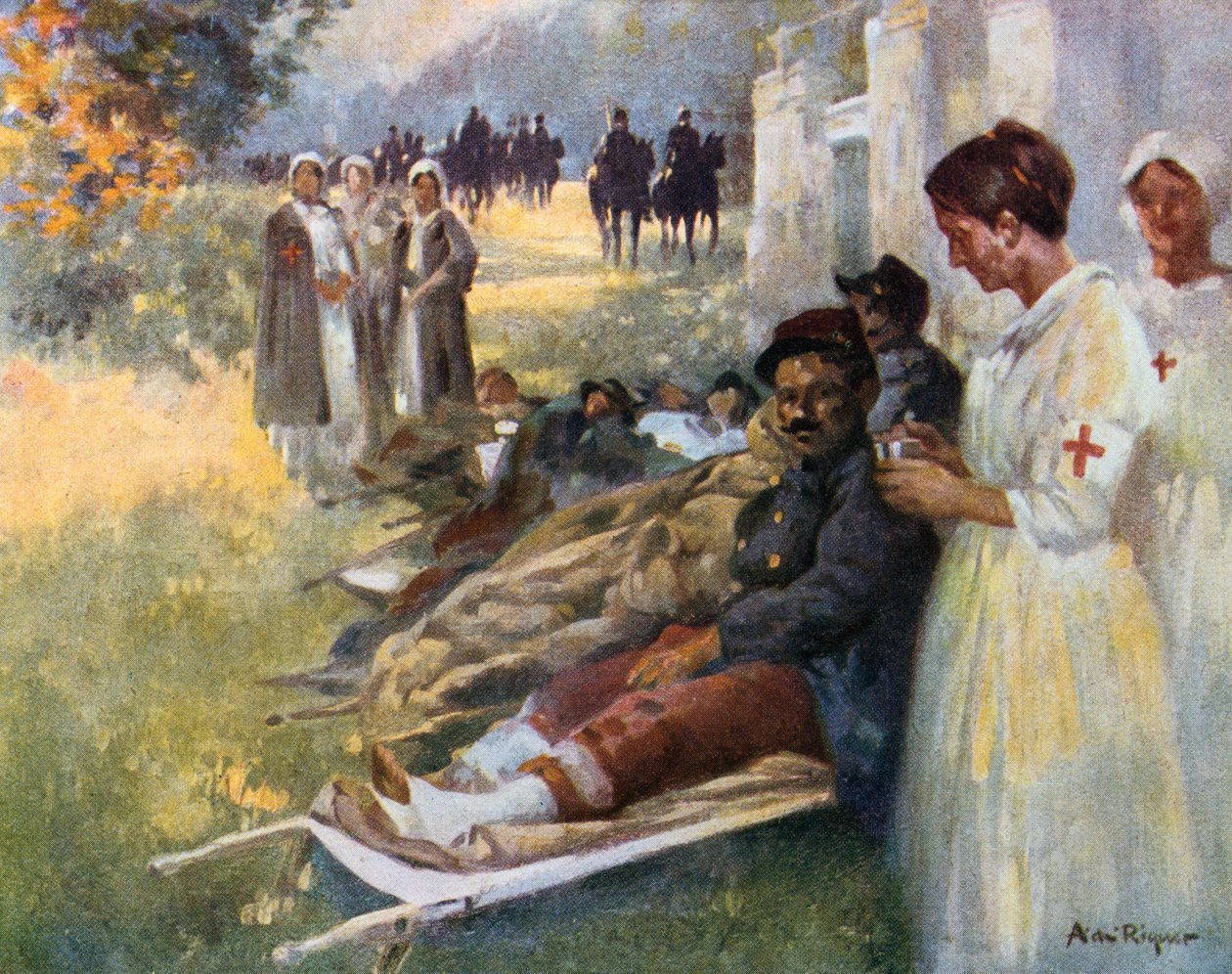 Førstehjælpen, 1914 af Alexandre de Riquer