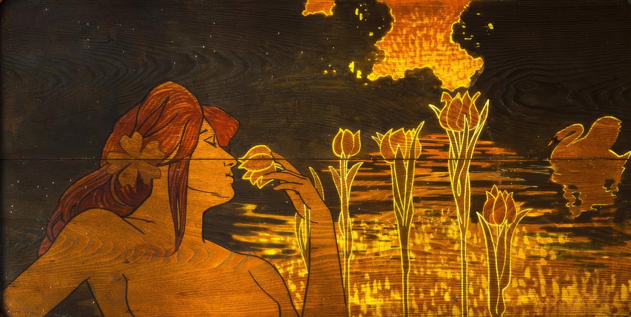 Marquetry. Lyceums kreds af Alexandre de Riquer