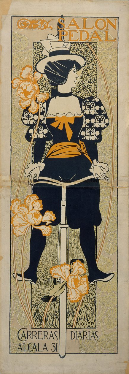 Salon pedal reklameplakat, 1897 af Alexandre de Riquer