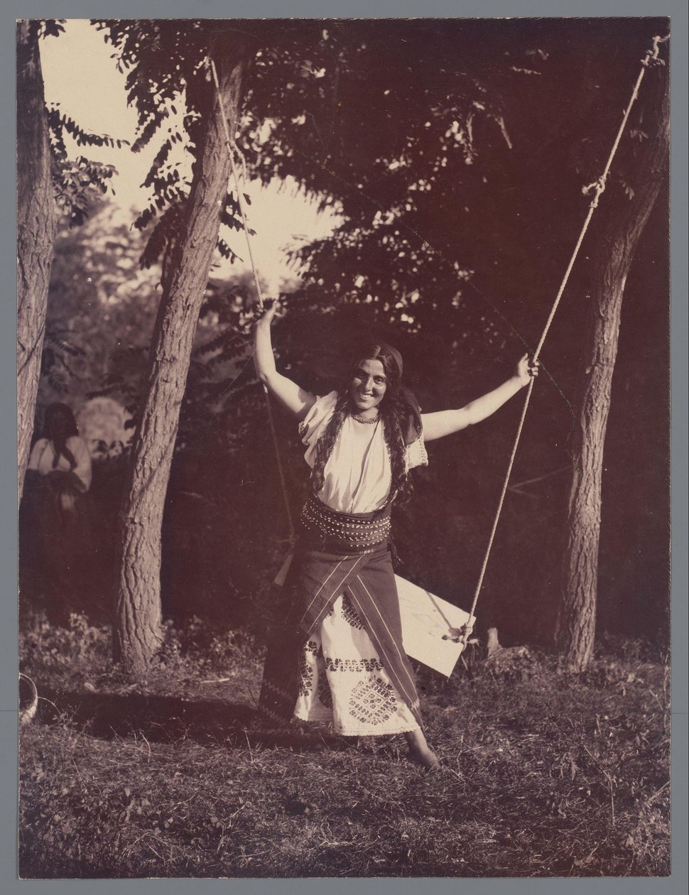 Portret van Didina Țiganca Didina (original titel) af Alexandru Bellu