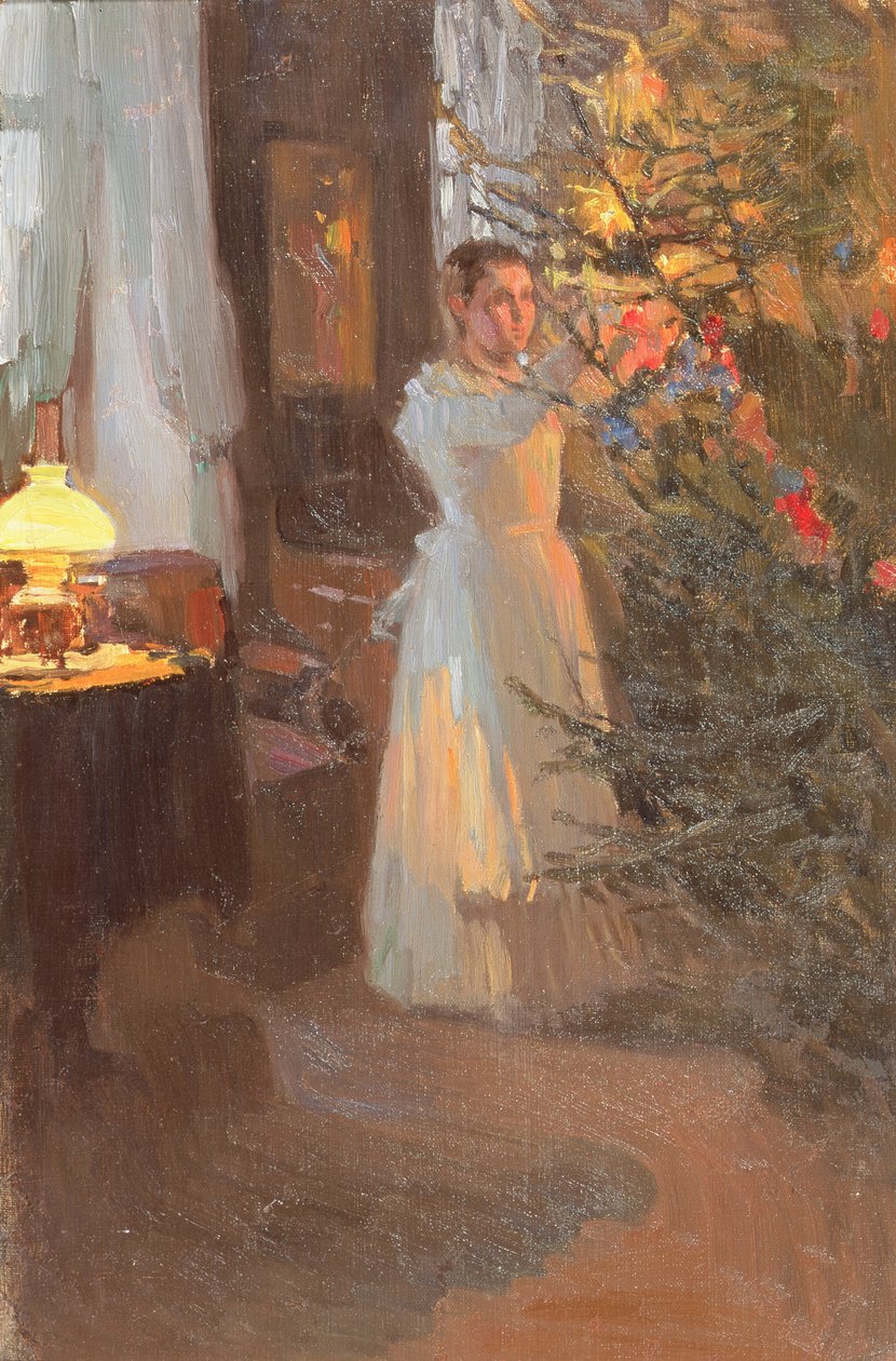 Juletræet, 1910 af Alexei Mikhailovich Korin