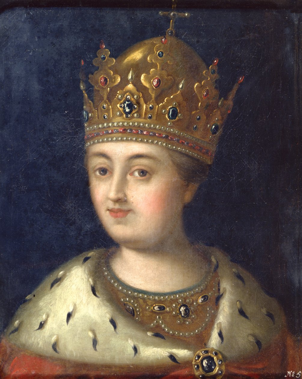 Portræt af regenten Sophia, 1772 af Alexei Petrovich Antropov