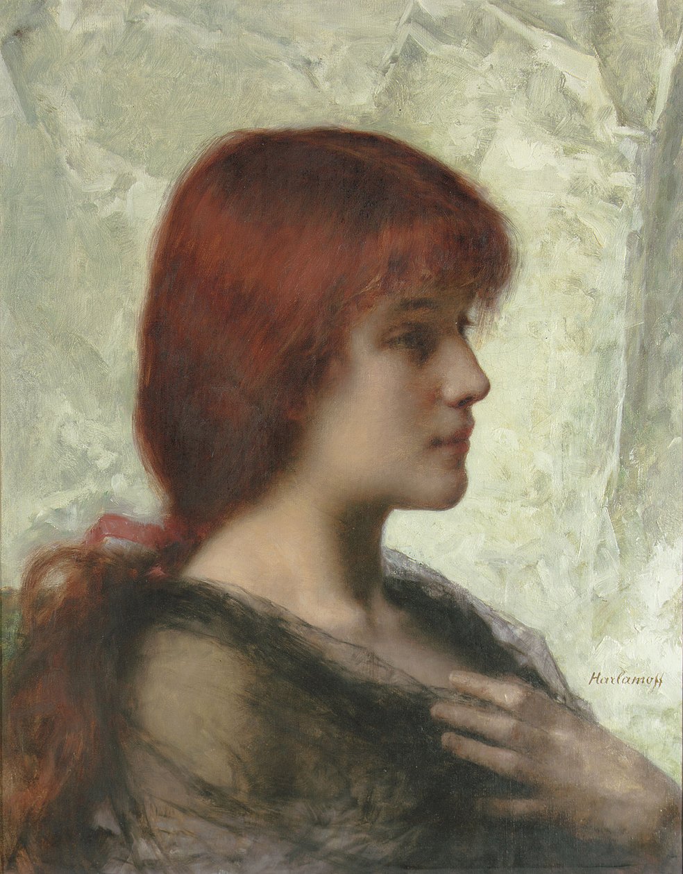 En rødbrun skønhed af Alexei Alexevich Harlamoff