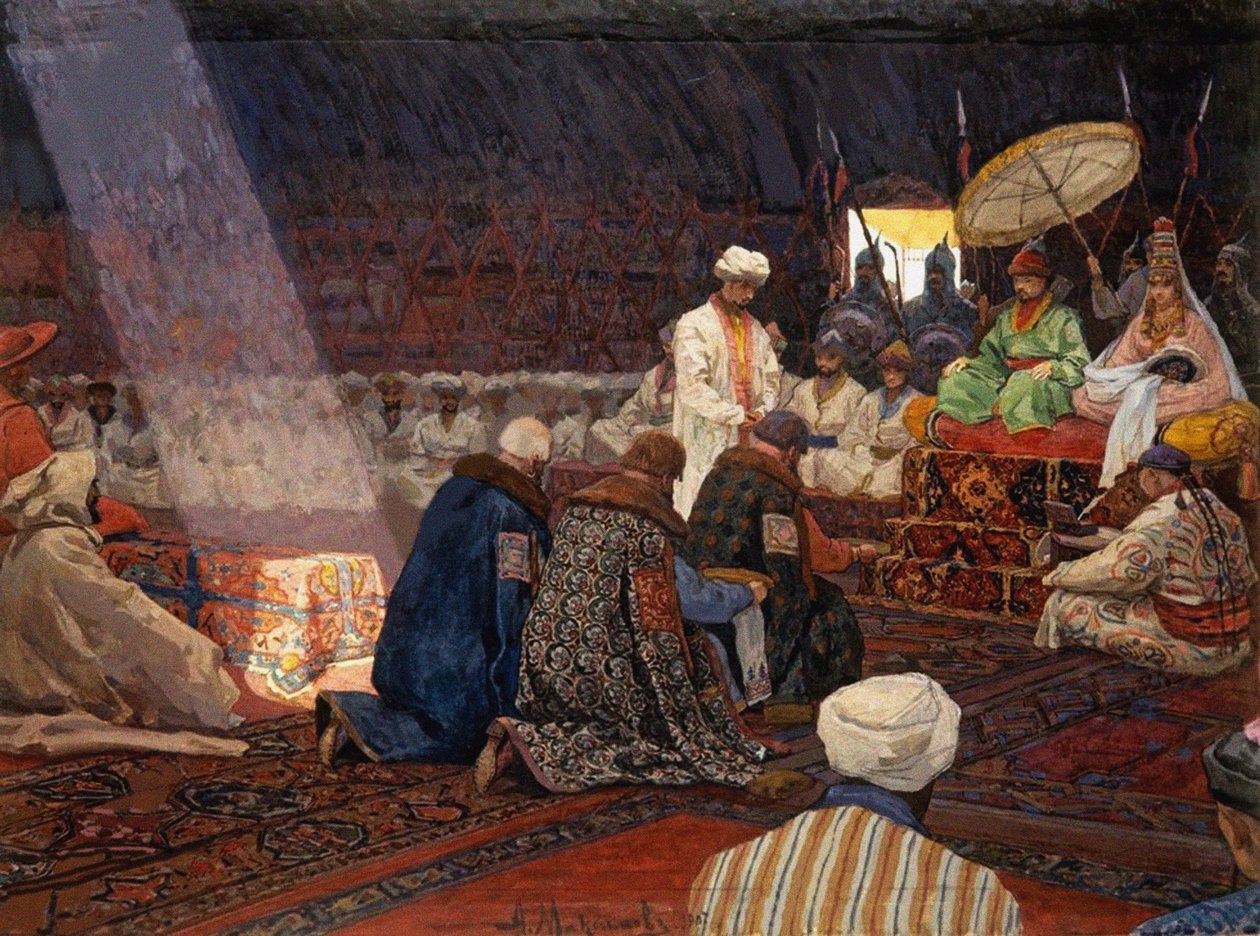 Ved Den Gyldne Horde, 1907 af Alexei Fedotovich Maximov