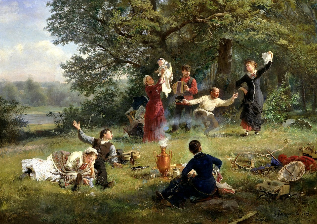 Sunday, 1884. dani af Alexei Ivanovich Korzukhin