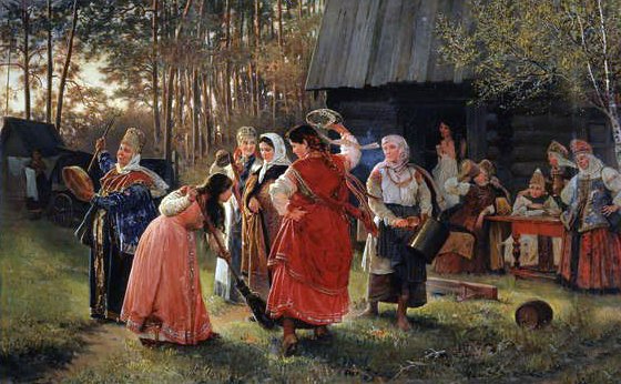 Pigefest, 1889 af Alexei Korsuchin