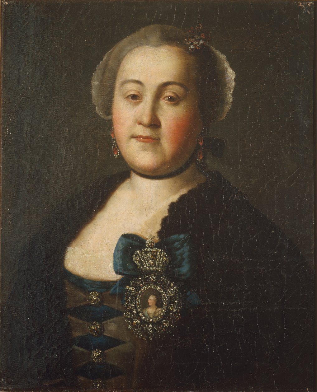 Portræt af grevinde Agrippina Leontievna Apraxina, slutningen af 1750