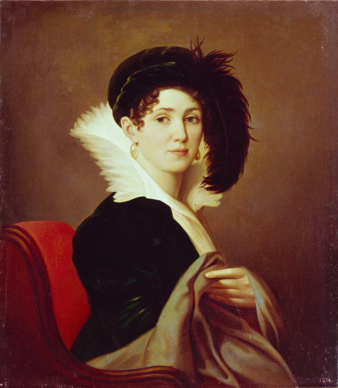 Portræt af Maria Petrovna Buyalskaya, 1824 af Alexei Yegorovich Yegorov