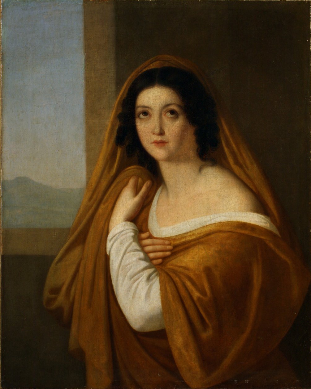 Portræt af prinsesse Yevdokia Avdotya Ivanovna Golitsyna, født Izmaylova 1794-1890, 1810