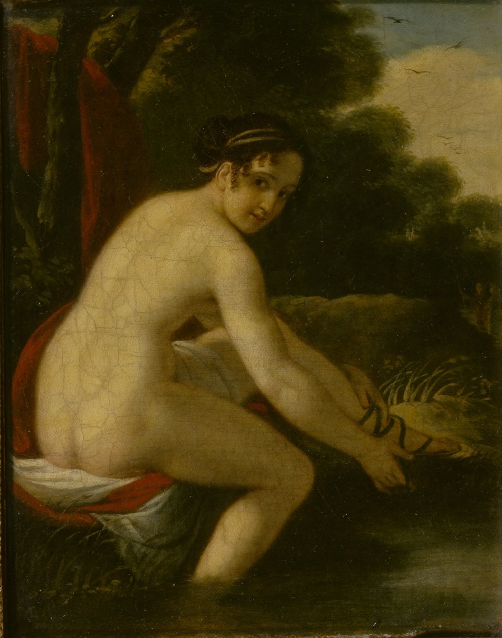 Susanna ved hendes bad, 1813 af Alexei Yegorovich Yegorov