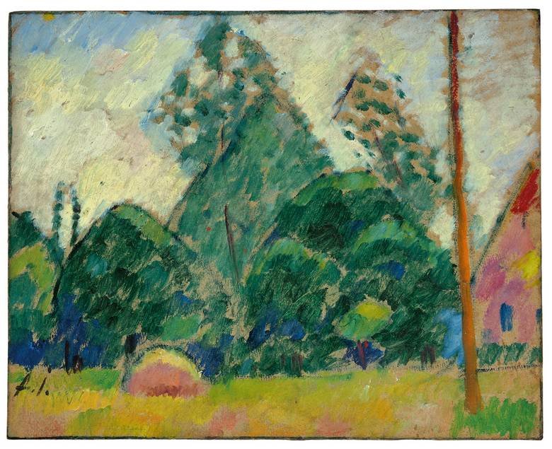 Rundt Baume voldgravet slot af Alexej von Jawlensky