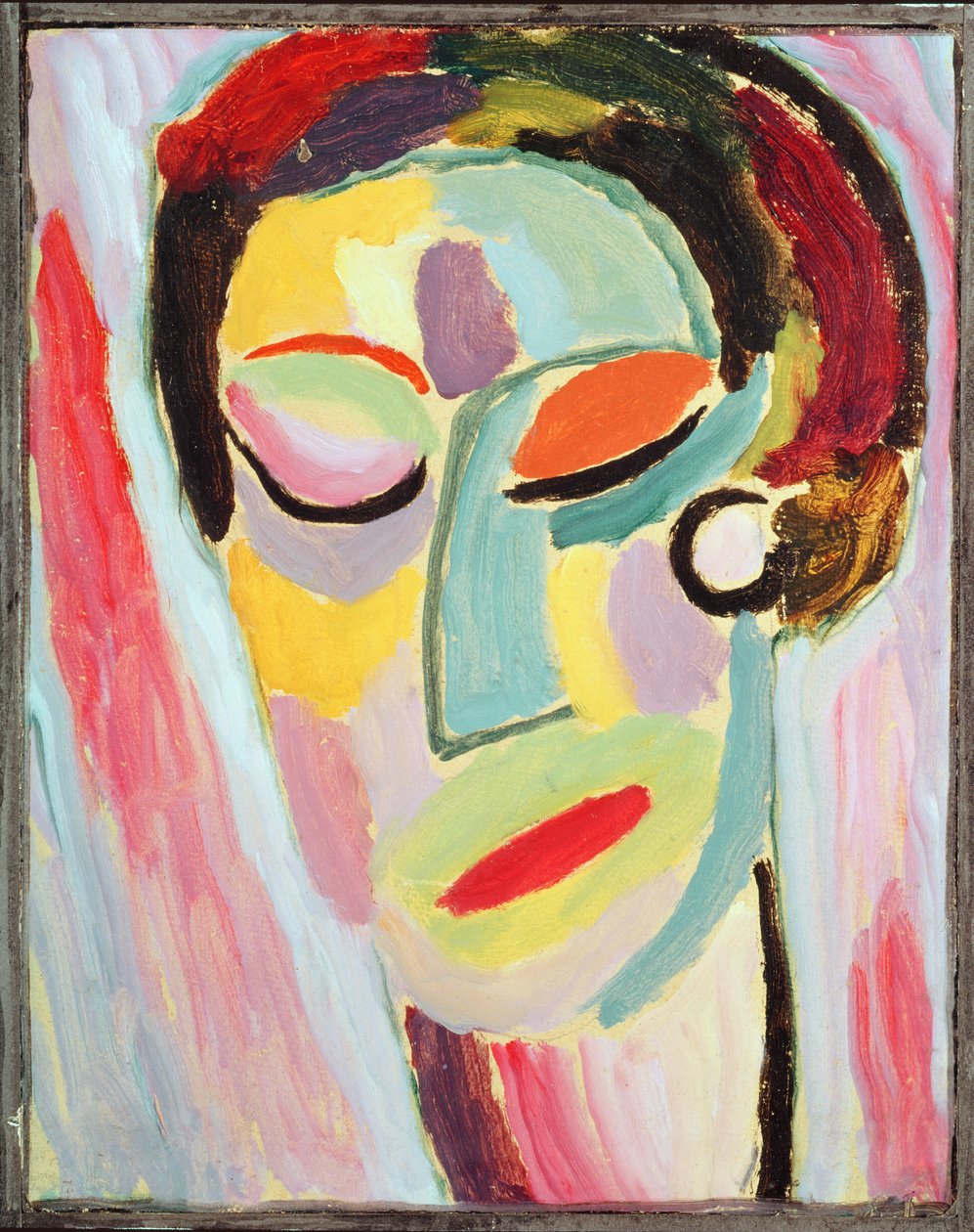 Lukkede Øjne af Alexej von Jawlensky