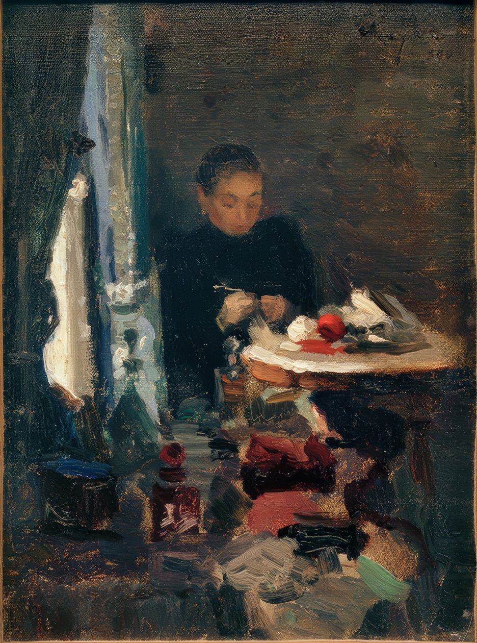 Kunstnerens mor af Alexej von Jawlensky