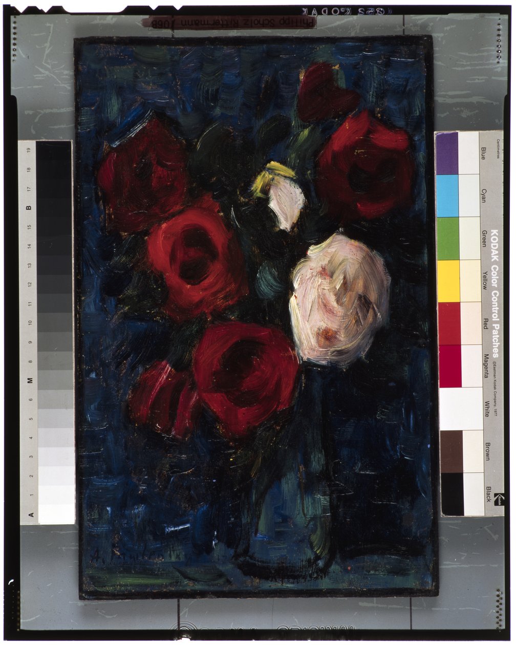 Stort stilleben: Roses II, 1937 af Alexej von Jawlensky