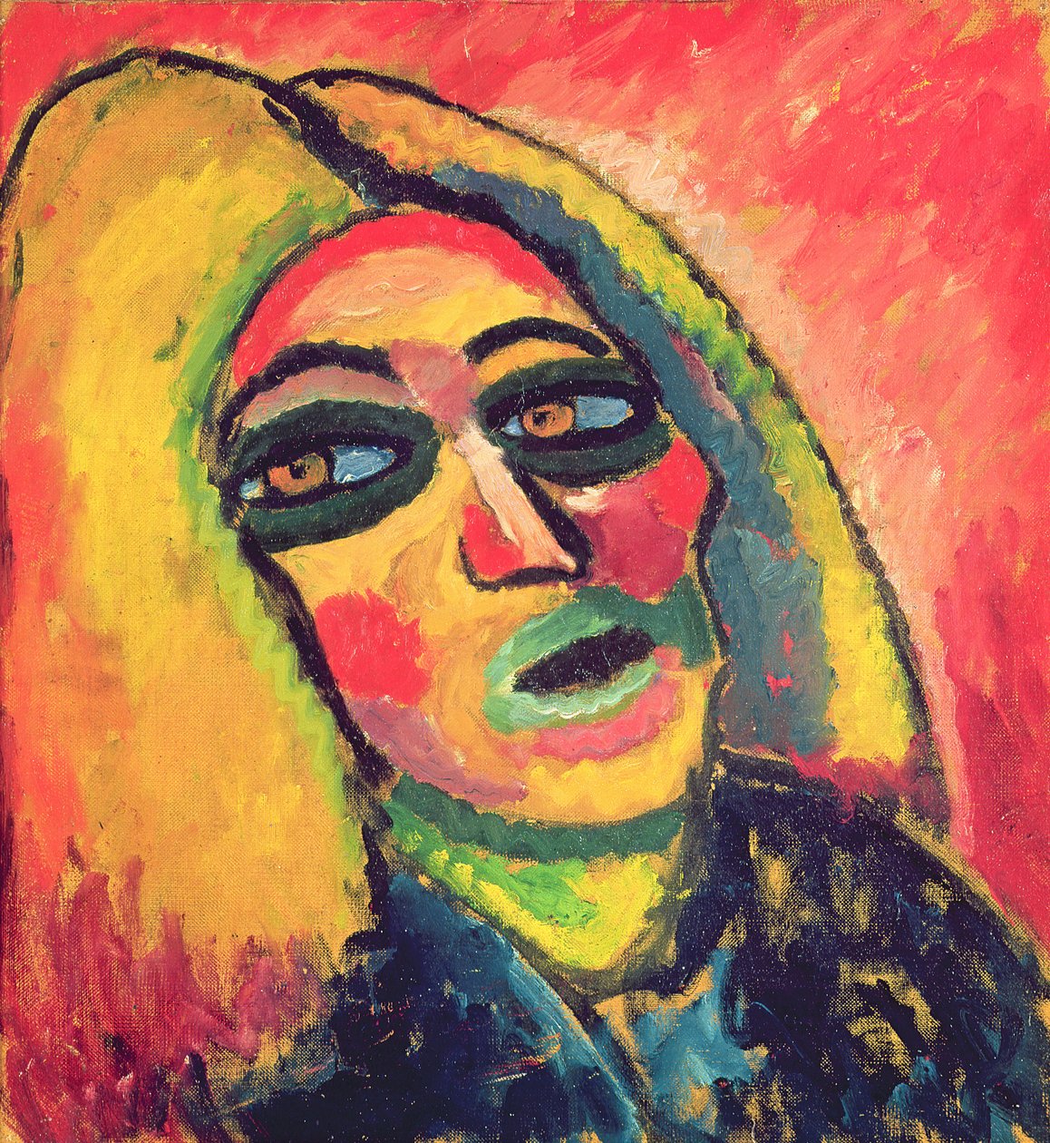 Portræt af en kvinde, 1912 af Alexej von Jawlensky