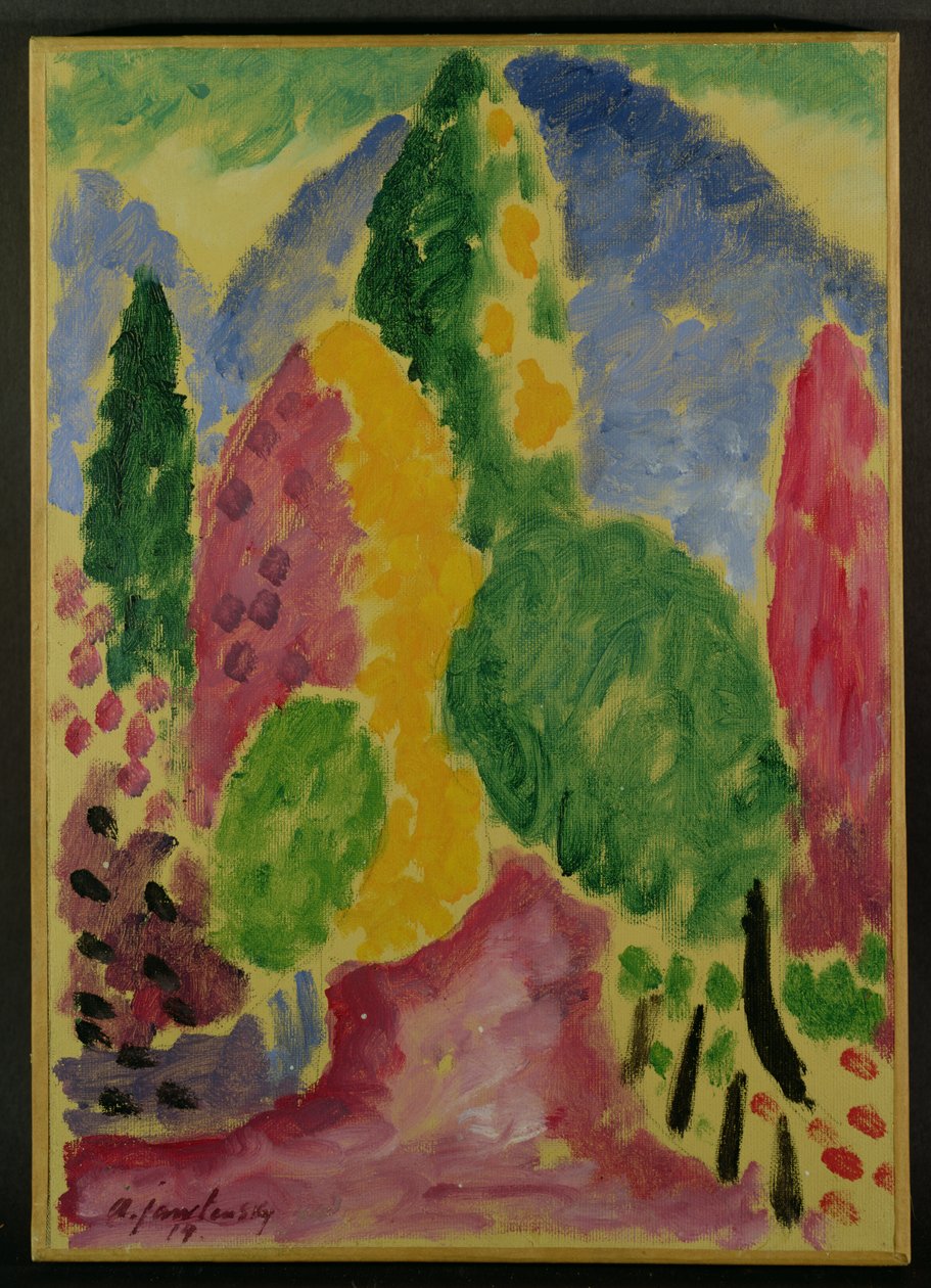 Variation, 1914 af Alexej von Jawlensky