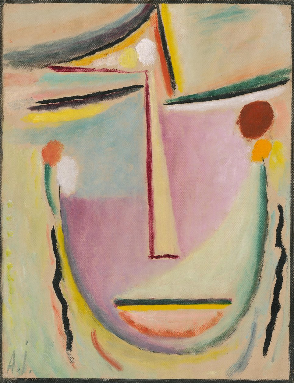Abstrakt hoved af Alexej von Jawlensky