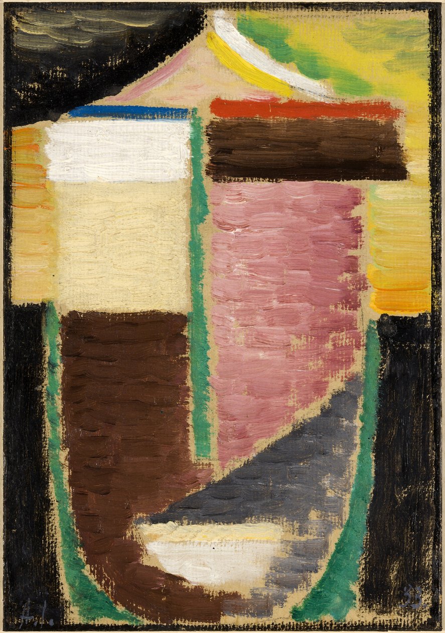 Abstrakt hoved, 1933 af Alexej von Jawlensky