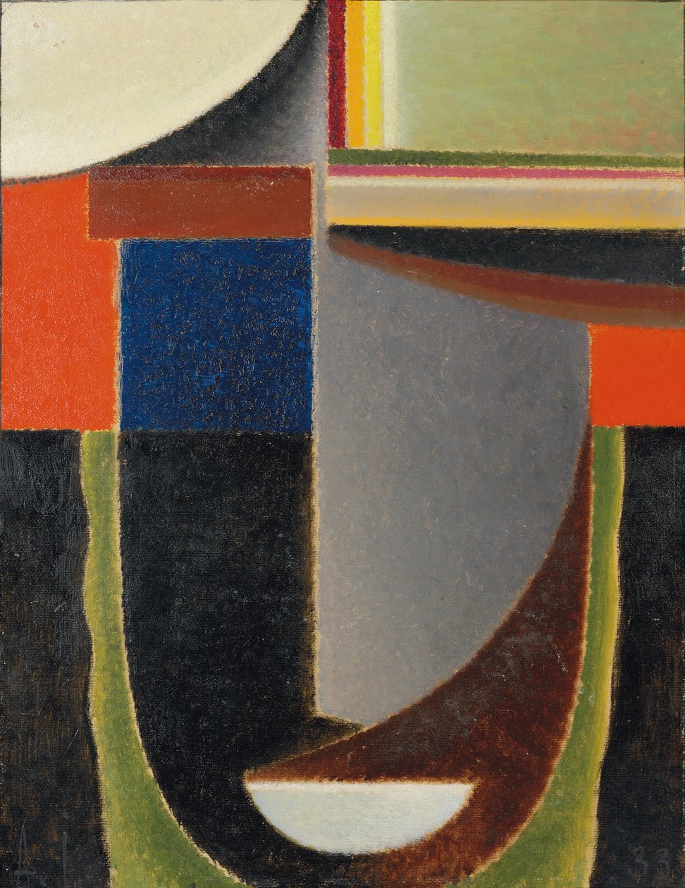 Abstrakt Hoved: Andante; Abstrakt hoved: Andante, 1933 af Alexej von Jawlensky
