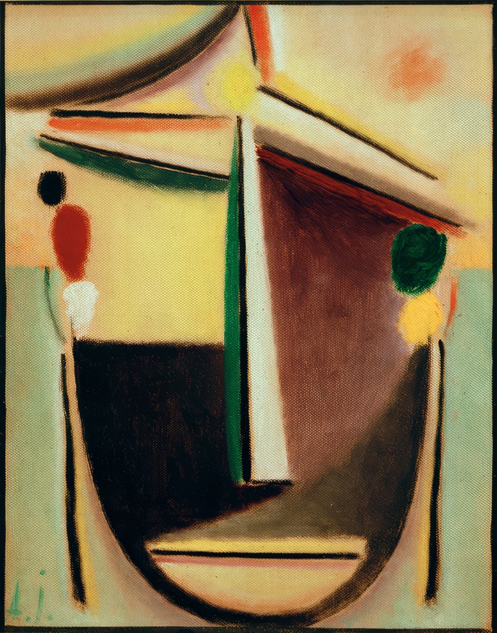 Abstrakt hoved af Alexej von Jawlensky