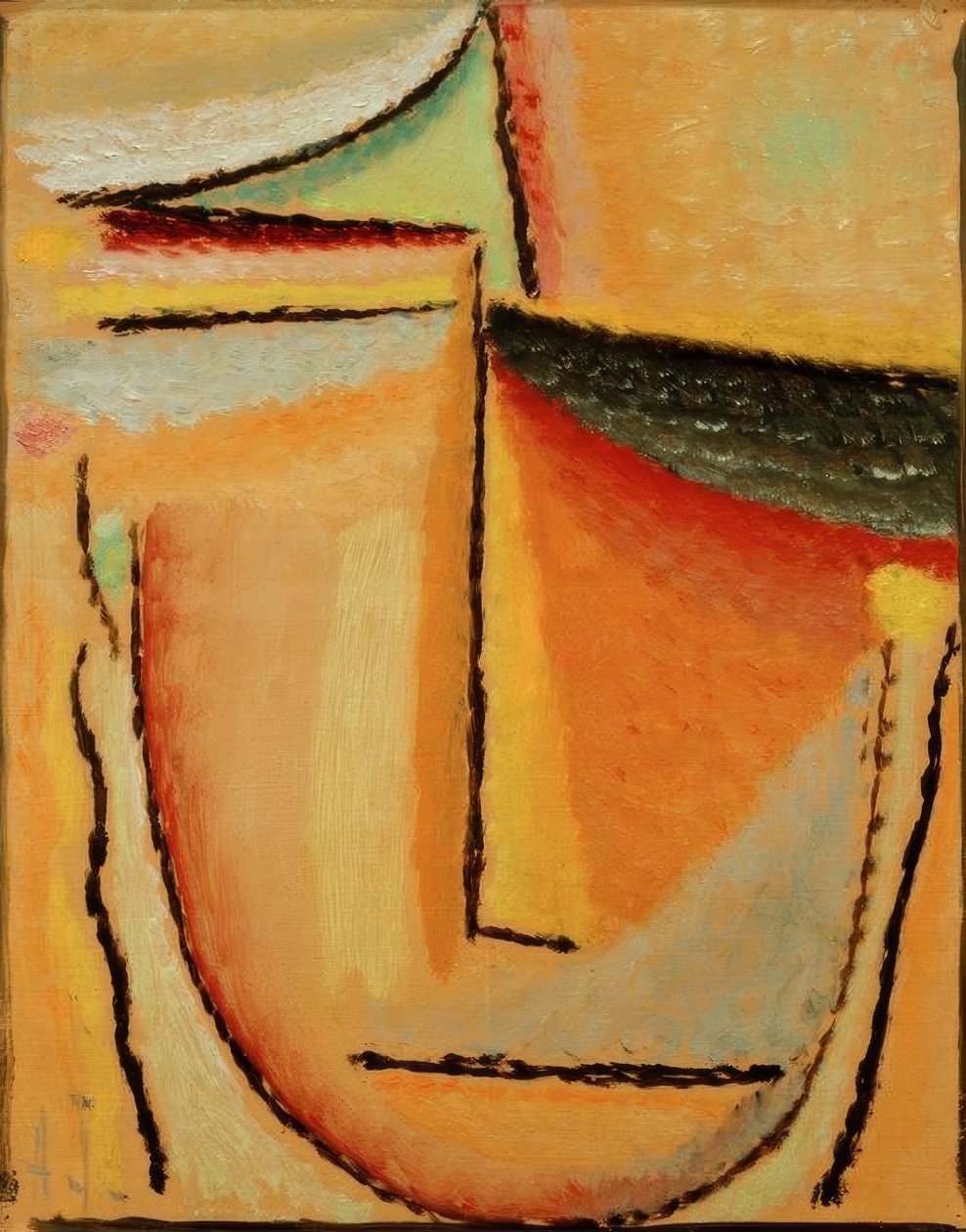 Abstrakt hoved af Alexej von Jawlensky