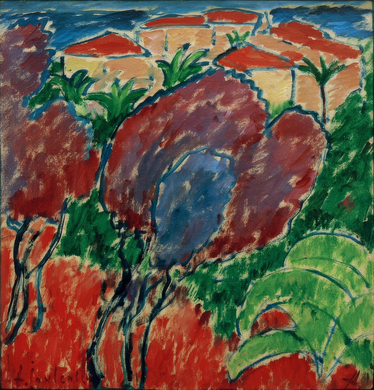 Bordighera af Alexej von Jawlensky