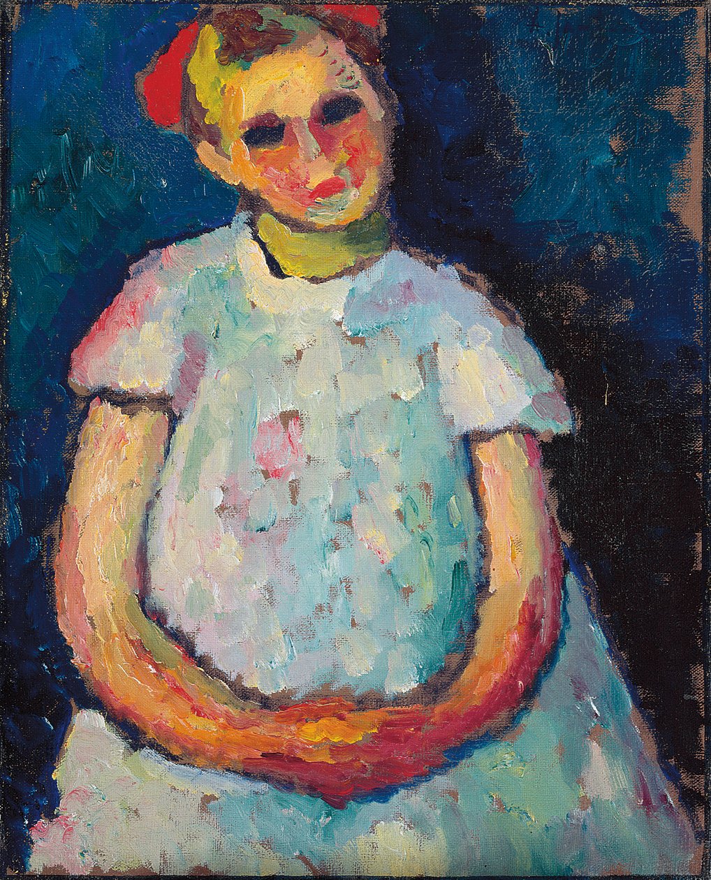Barn med foldede hænder, ca. 1909 af Alexej von Jawlensky