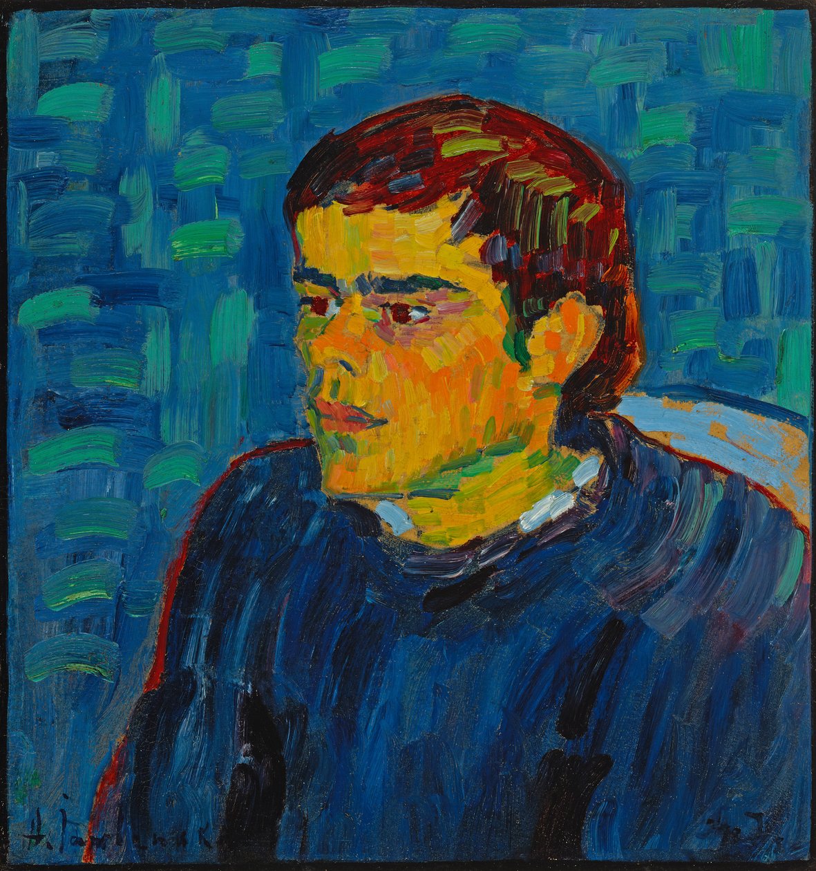 Den pukkelryggede af Alexej von Jawlensky