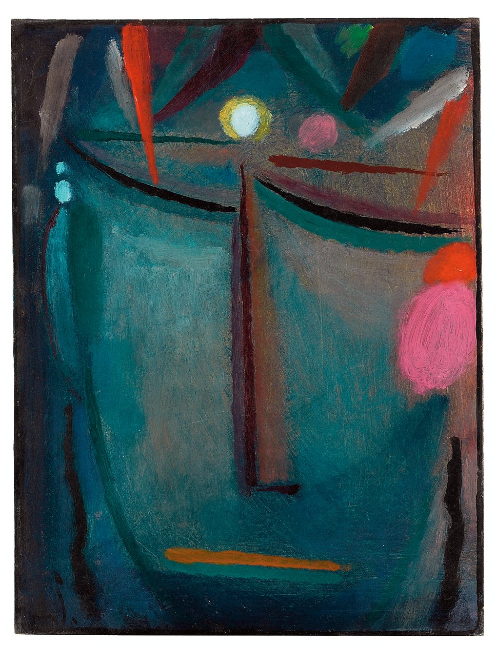 Kristi ansigt, tornekrone, 1918 af Alexej von Jawlensky