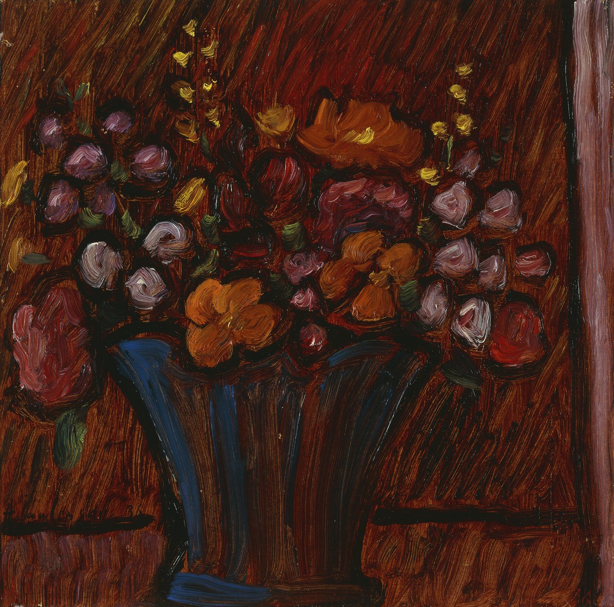 Blomster Stilleben; Blumenstilleben, 1936 af Alexej von Jawlensky