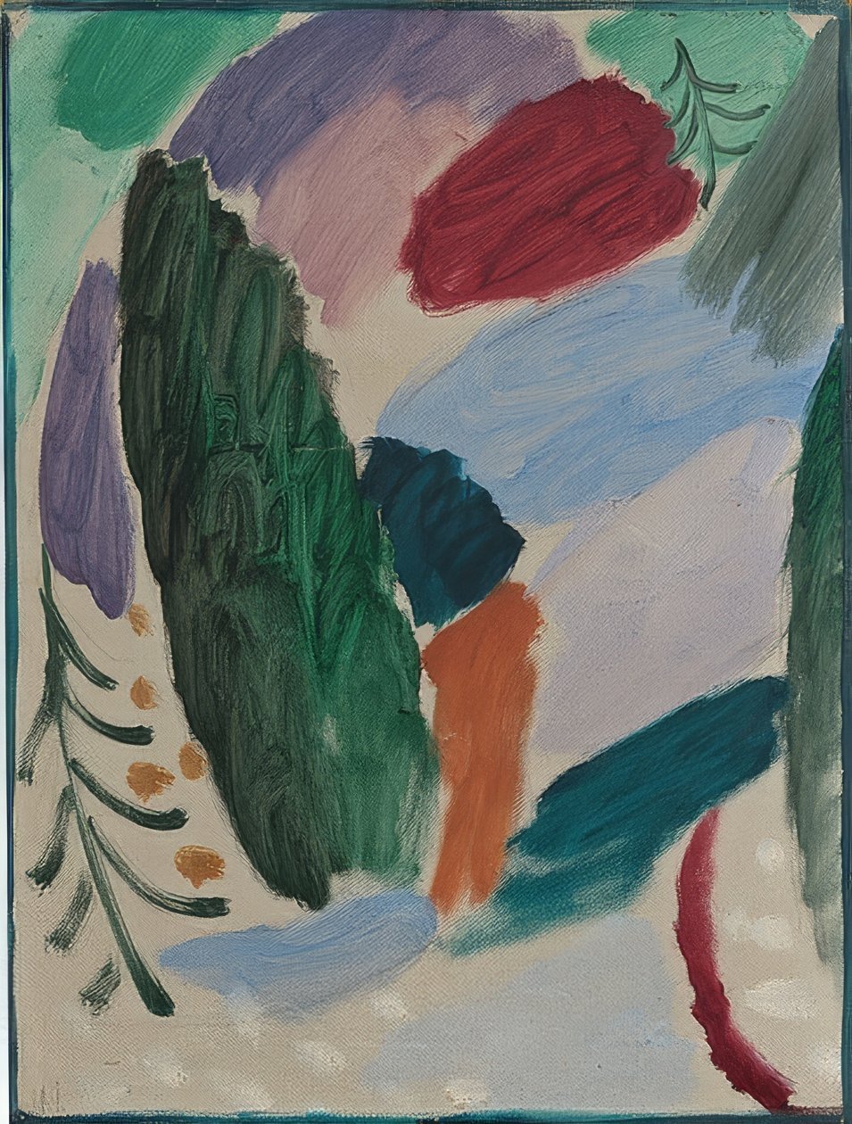 Frostiger Tag. 1915 af Alexej von Jawlensky