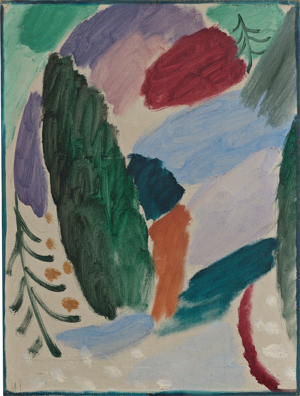Frostdag, 1915 af Alexej von Jawlensky