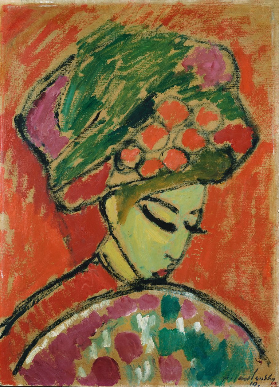 Pige i turban af Alexej von Jawlensky