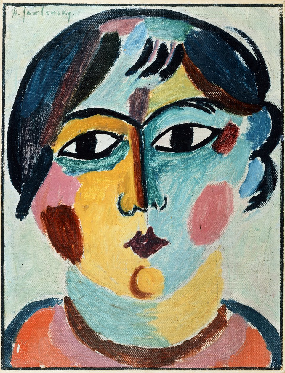 pigehoved; pige hoved, af Alexej von Jawlensky