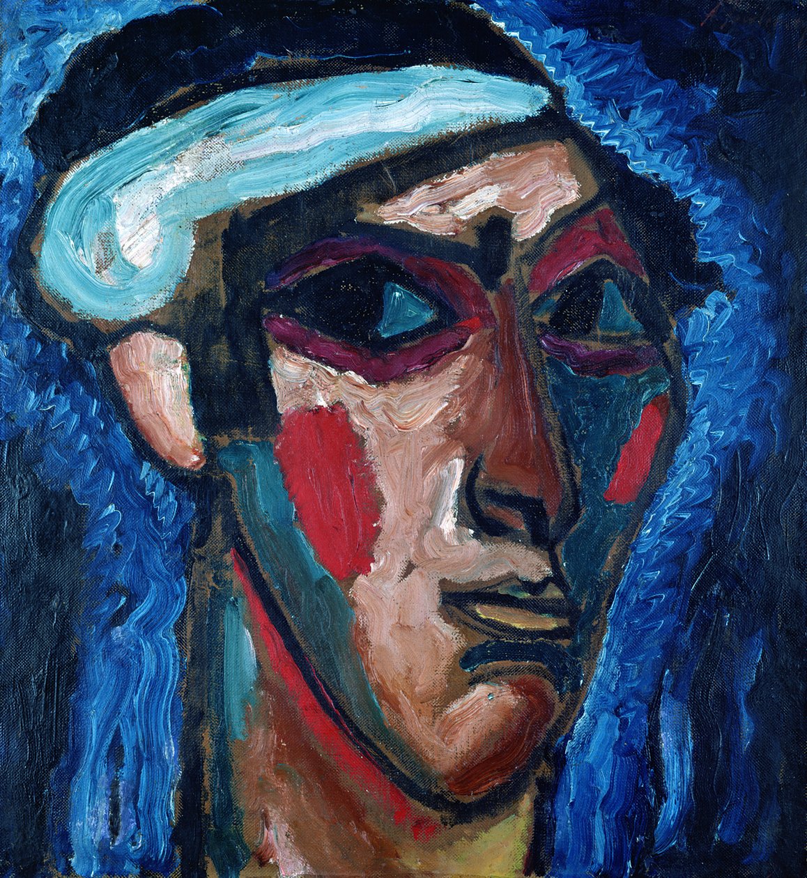 Mandshoved (Alexander Sacharoff), ca. 1911 af Alexej von Jawlensky