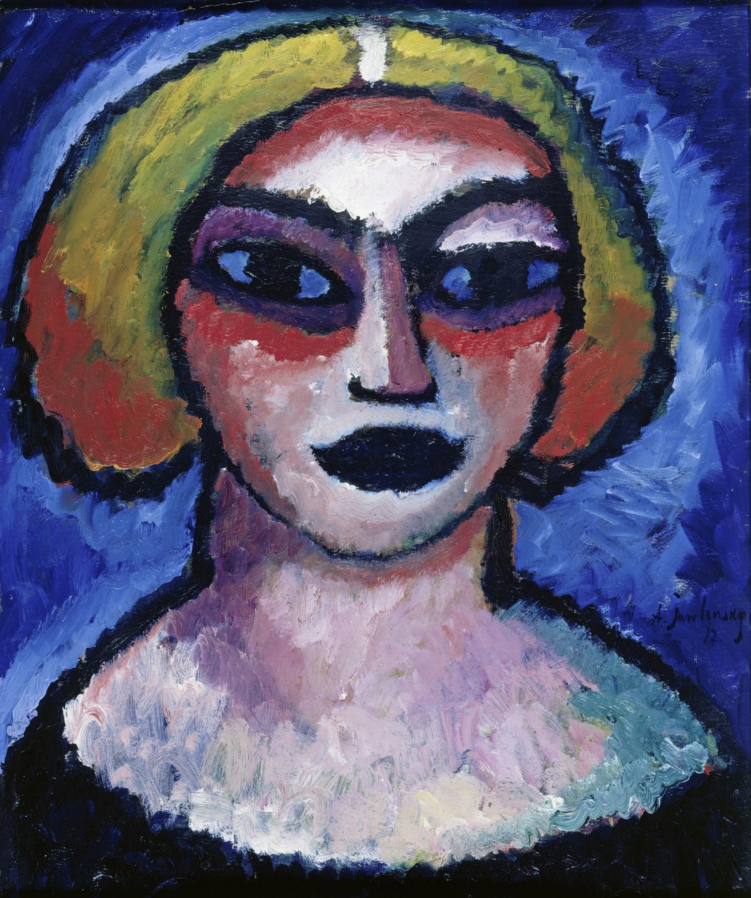 Leder af en kvinde, 1912 af Alexej von Jawlensky