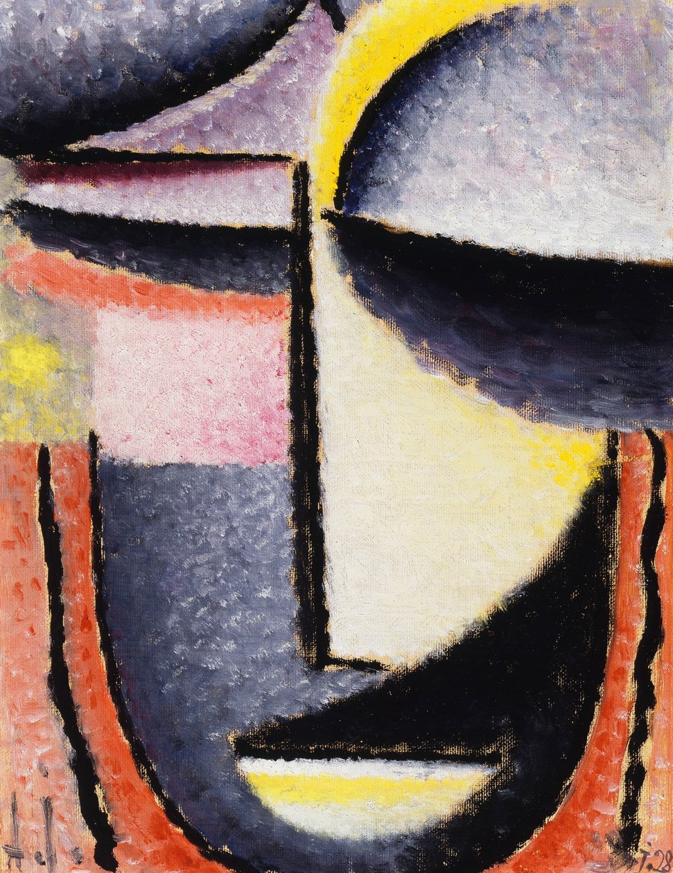 Indre syn, 1928 af Alexej von Jawlensky