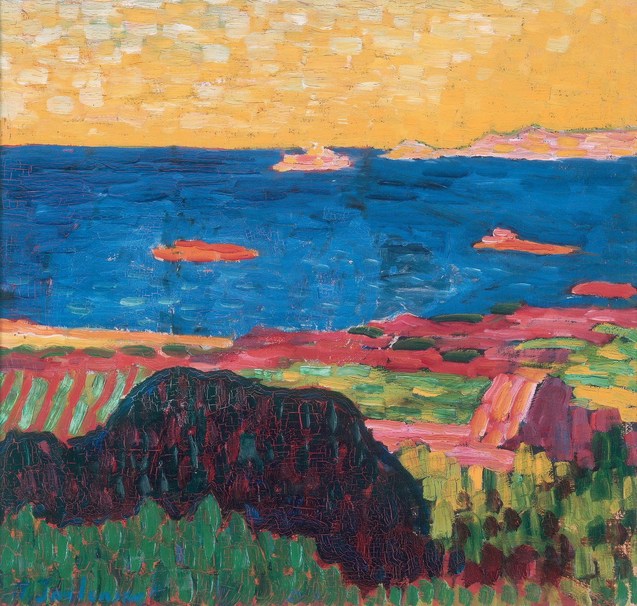 Kysten ved Carantec af Alexej von Jawlensky