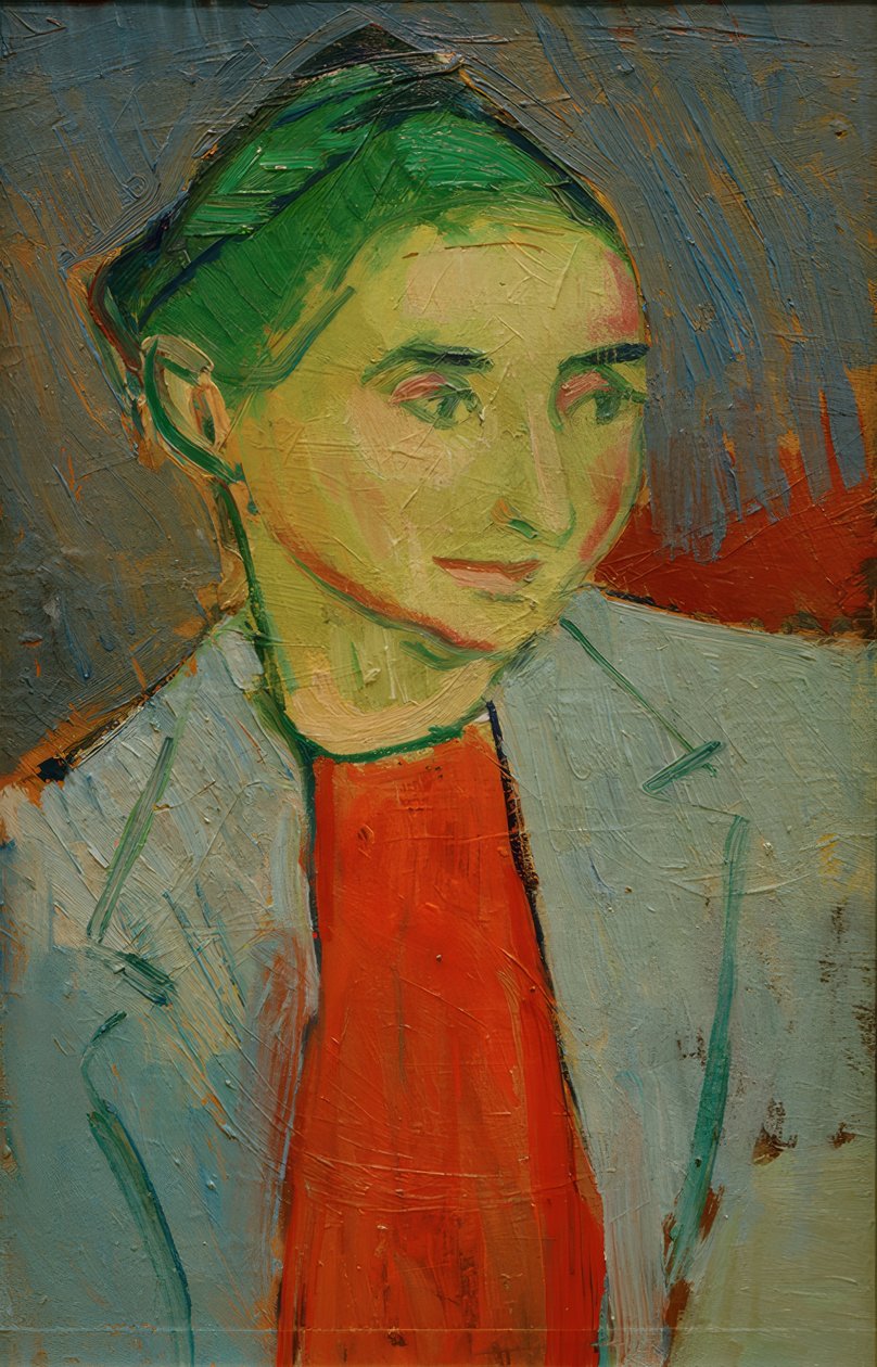 lettisk pige af Alexej von Jawlensky