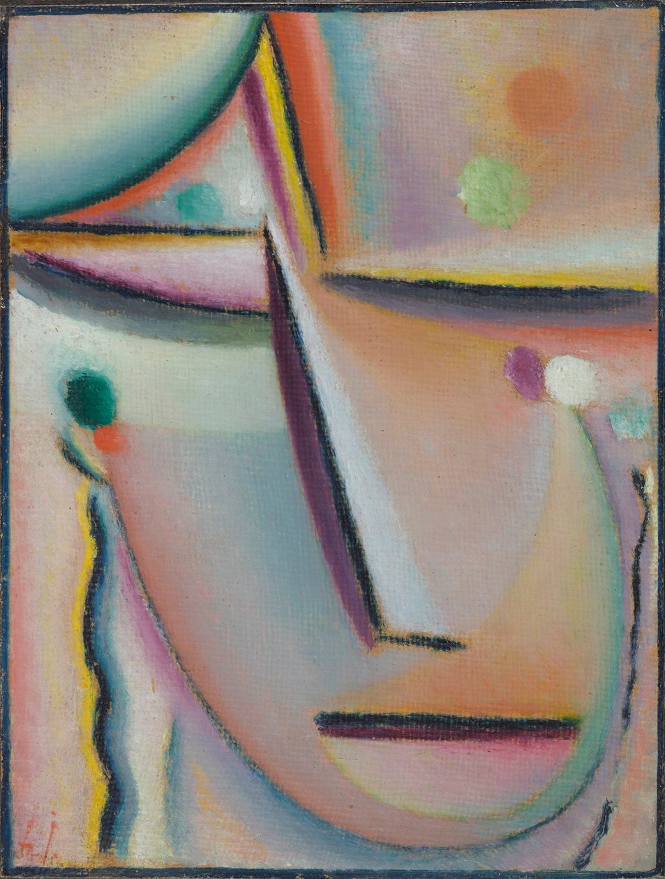 Meditation „Bønnen“ af Alexej von Jawlensky