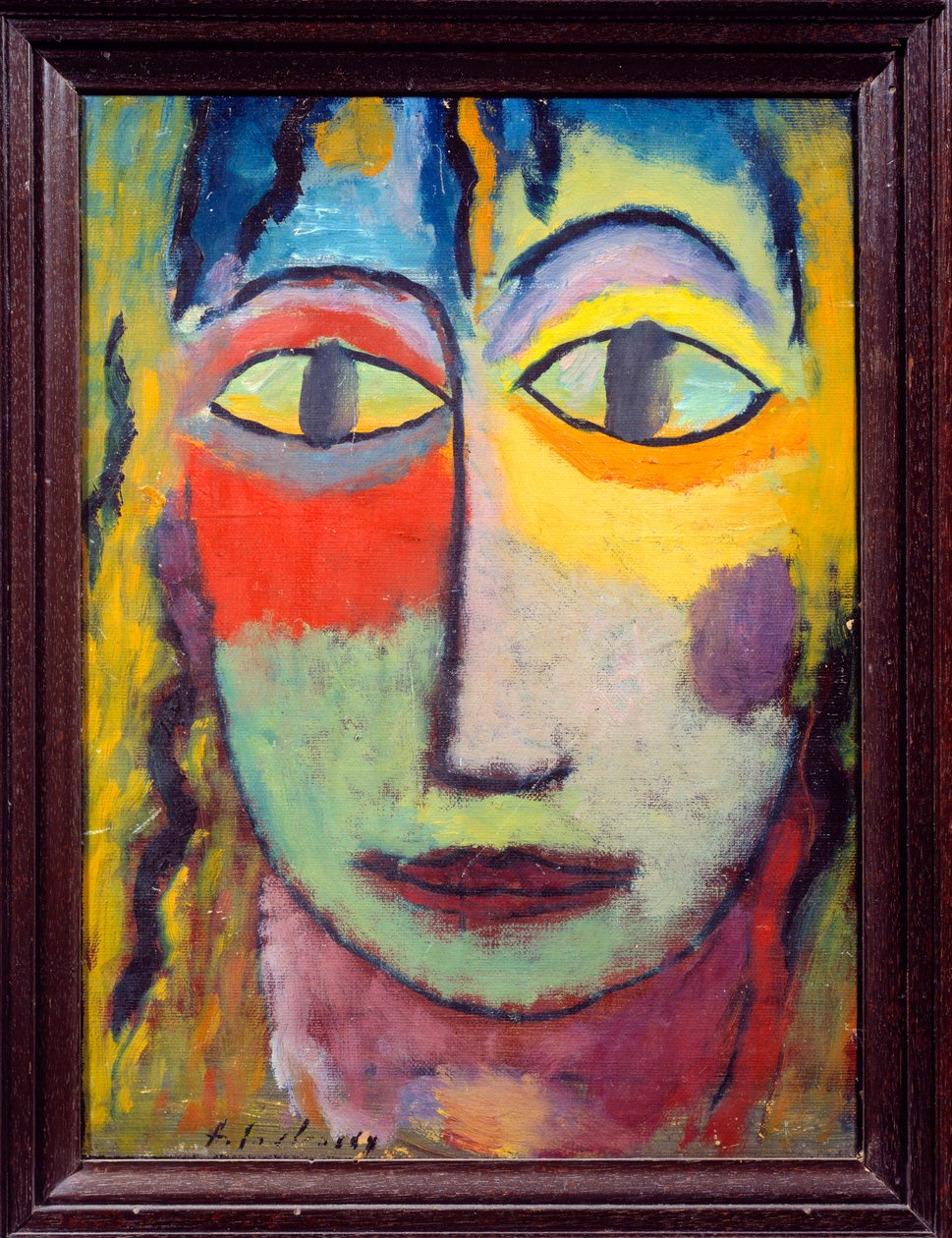 Vandmand. Maleri af russeren Alexei von Javlensky (Alexi von Jawlensky, Alexej von Javlenski) (1864-1941), 20. århundrede. Lyon, Musee des Beaux Arts. af Alexej von Jawlensky