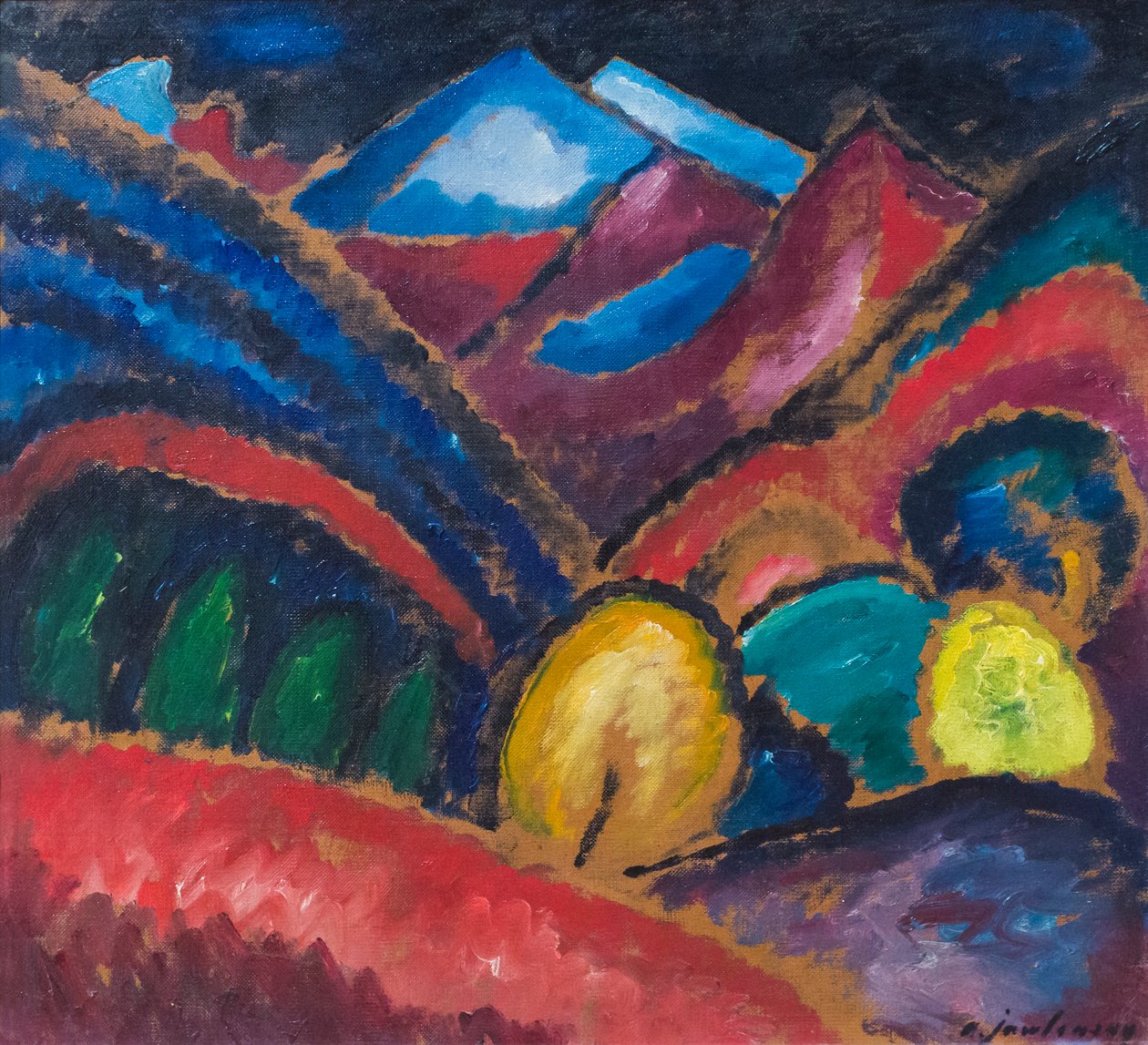 Murnau af Alexej von Jawlensky