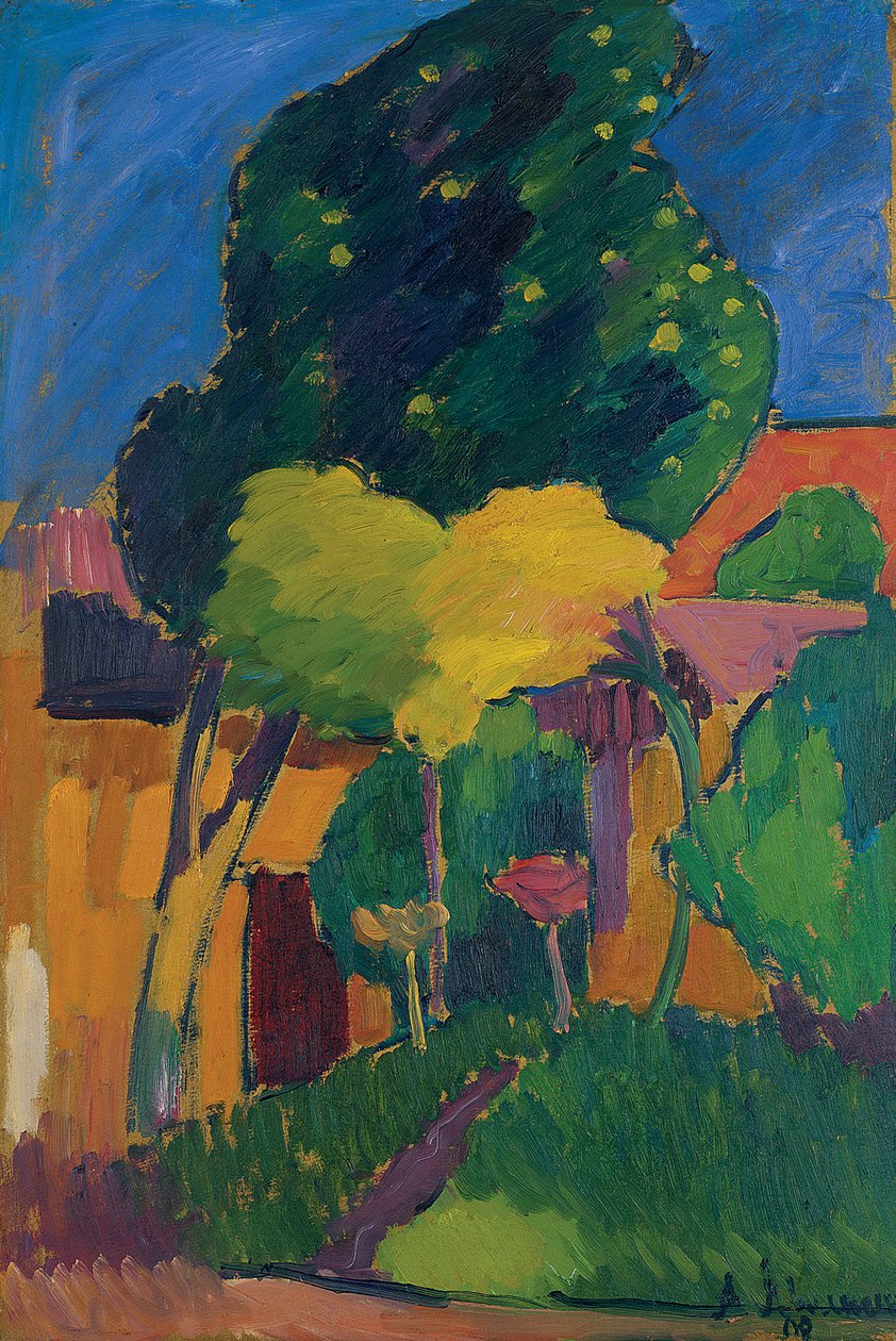 Murnau, 1908 af Alexej von Jawlensky