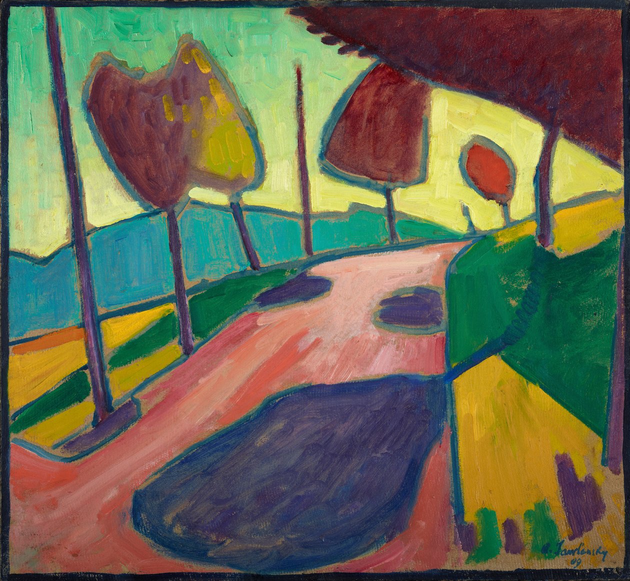 Murnau landskab af Alexej von Jawlensky