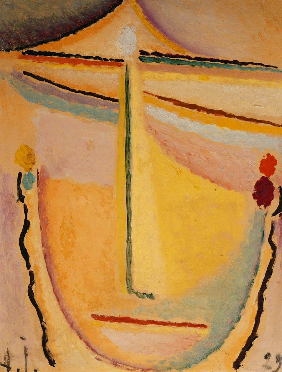 Pink-Orange; Rosa-Orange, 1929 af Alexej von Jawlensky