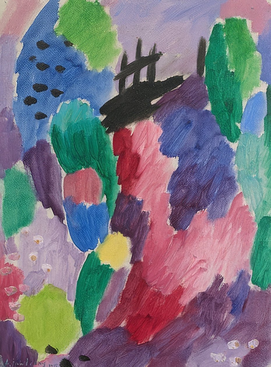 Roter Road, St. Prex. 1915 af Alexej von Jawlensky