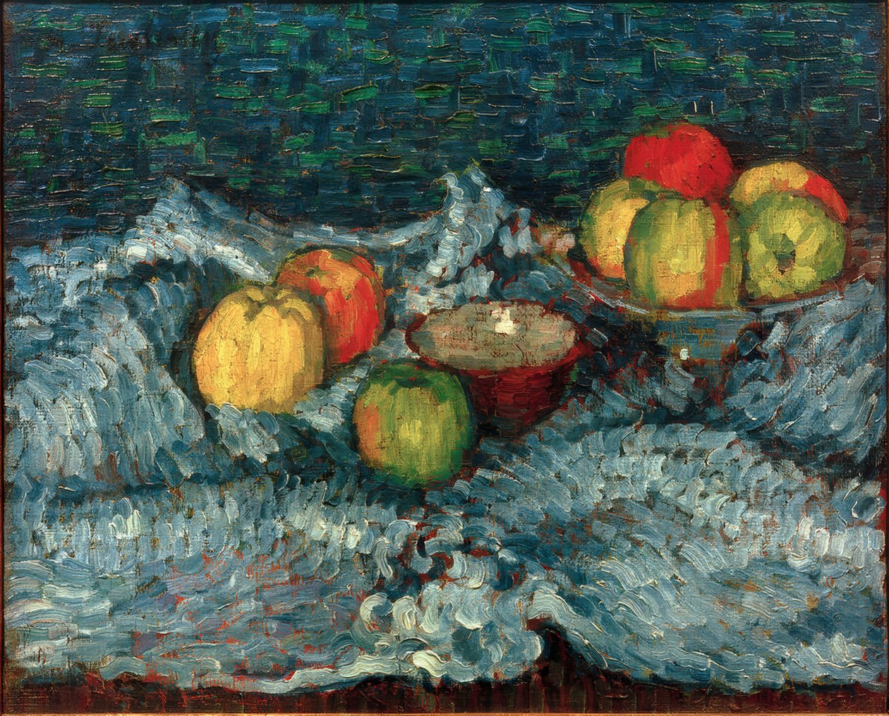 Stilleben med æbler (Stilleben mit Äpfeln) af Alexej von Jawlensky