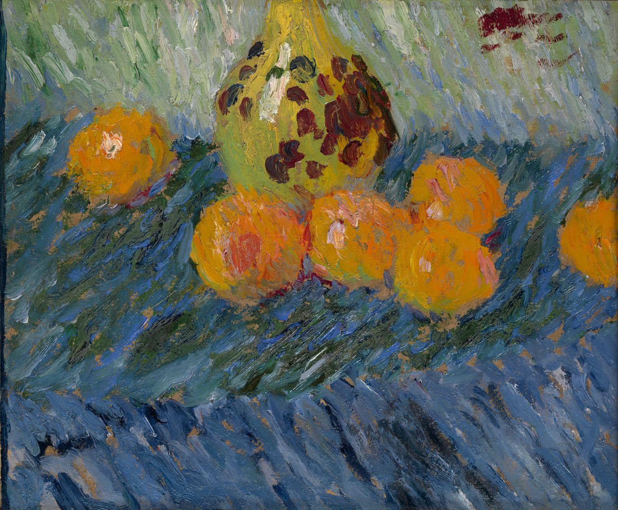Stilleben med appelsiner af Alexej von Jawlensky